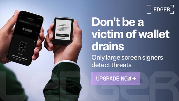 Ledger ad creative