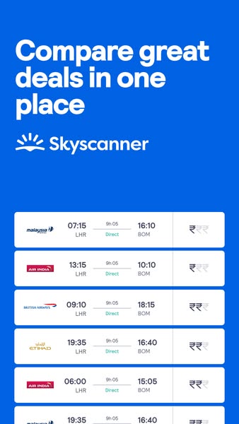 Skyscanner ad creative