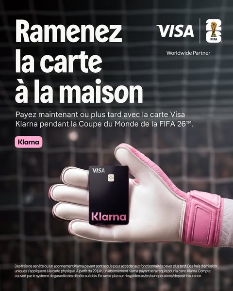 Klarna ad creative