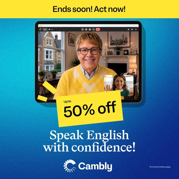 Cambly ad creative