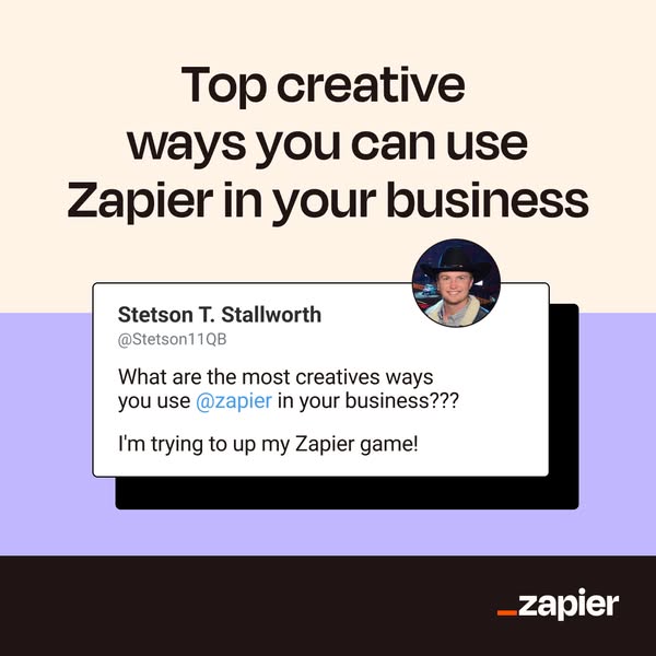 Zapier ad creative
