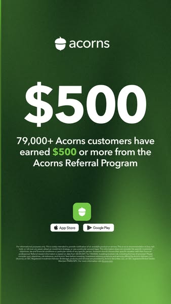 Acorns ad creative
