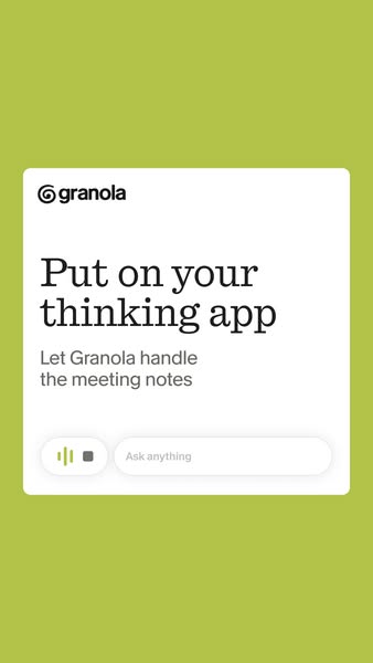 Granola ad creative