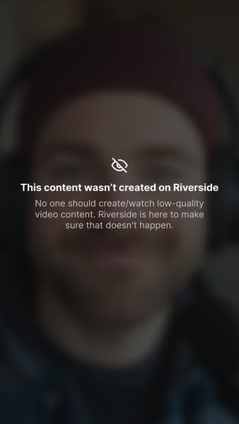 Riverside ad creative