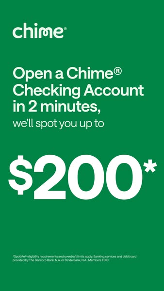 Chime ad creative