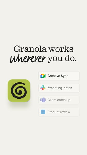 Granola ad creative