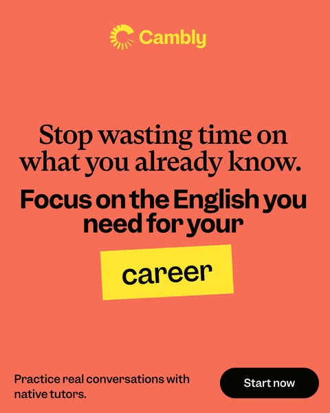Cambly ad creative