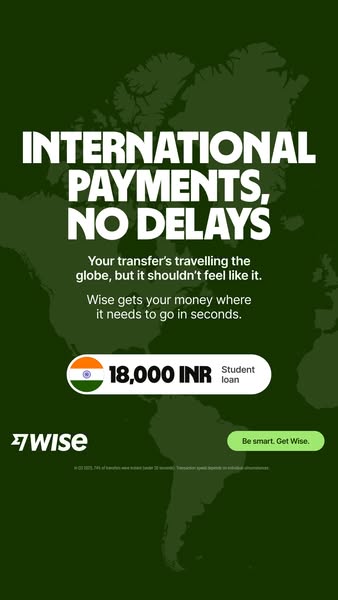 Wise ad creative