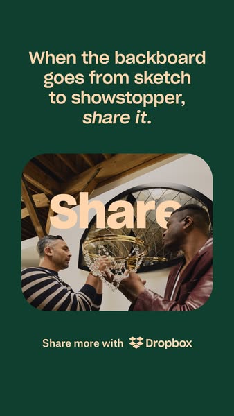 Dropbox ad creative