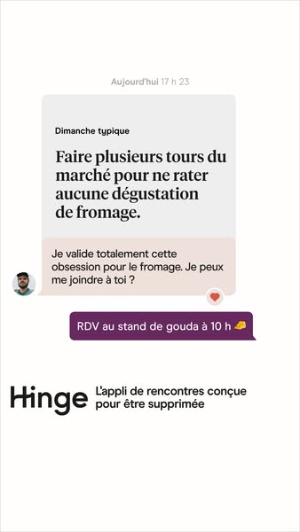 Hinge ad creative