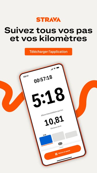 Strava ad creative
