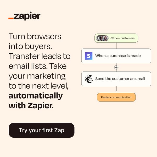 Zapier ad creative