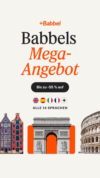 Babbel ad creative