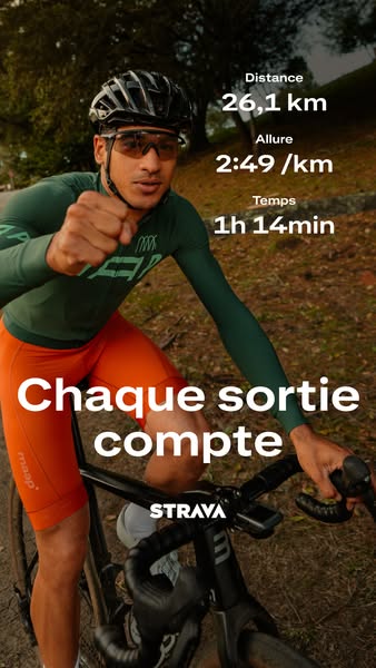 Strava ad creative