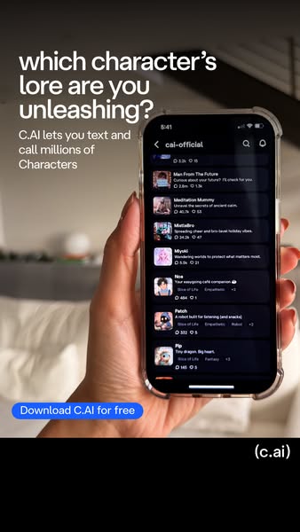 Character.AI ad creative