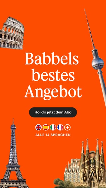 Babbel ad creative