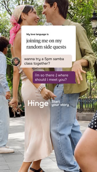 Hinge ad creative