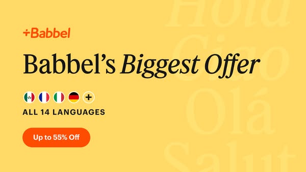 Babbel ad creative