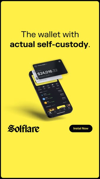 Solflare ad creative