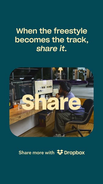 Dropbox ad creative