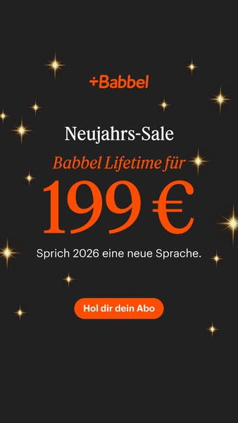 Babbel ad creative